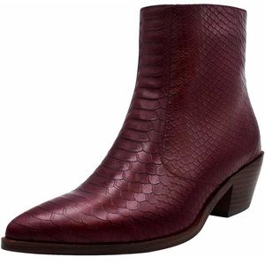 Maypie snakeskin ankle boots